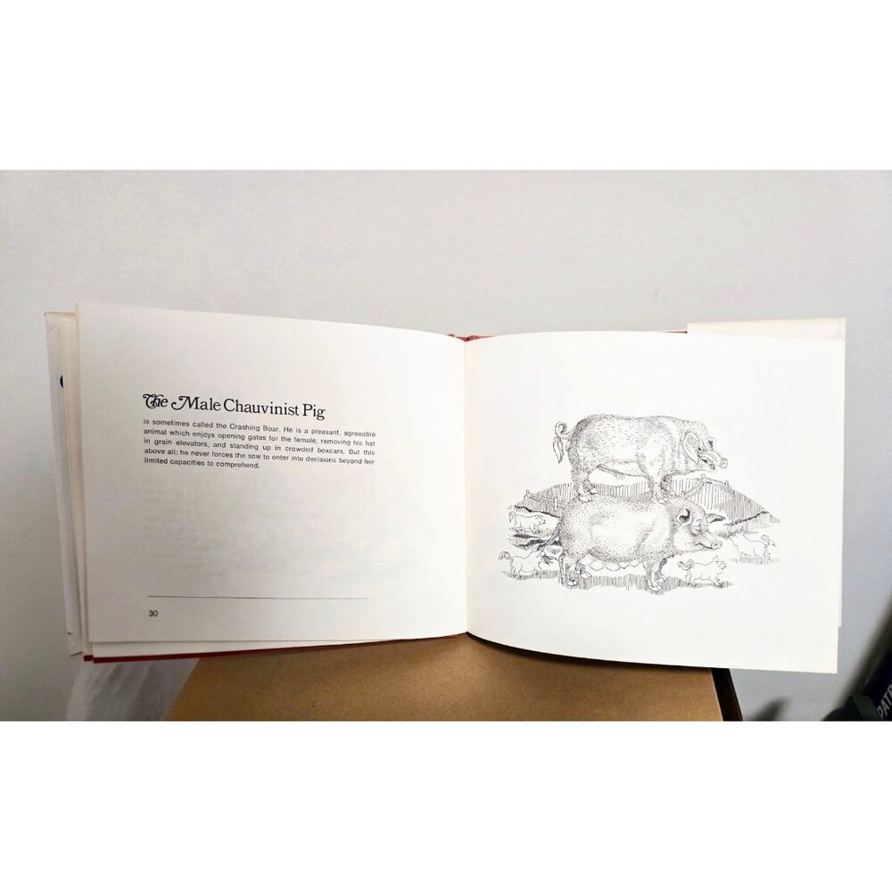 The American Bestiary by Anne Folsom 1976 1st Edition HC DJ Vintage Humor 70s - Picture 7 of 9